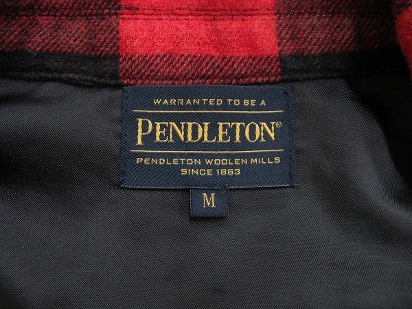7T9101/PENDLETON バッファローチェックネルシャツジャケット ペンドルトン_画像4