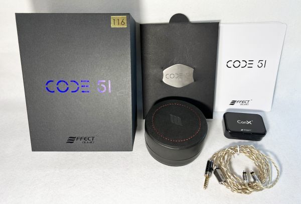 ◆ 完全動作品・美品・ConX未使用 ◆ EFFECT AUDIO Code 51(ConX to 4.4mm Balanced) ◆_画像1