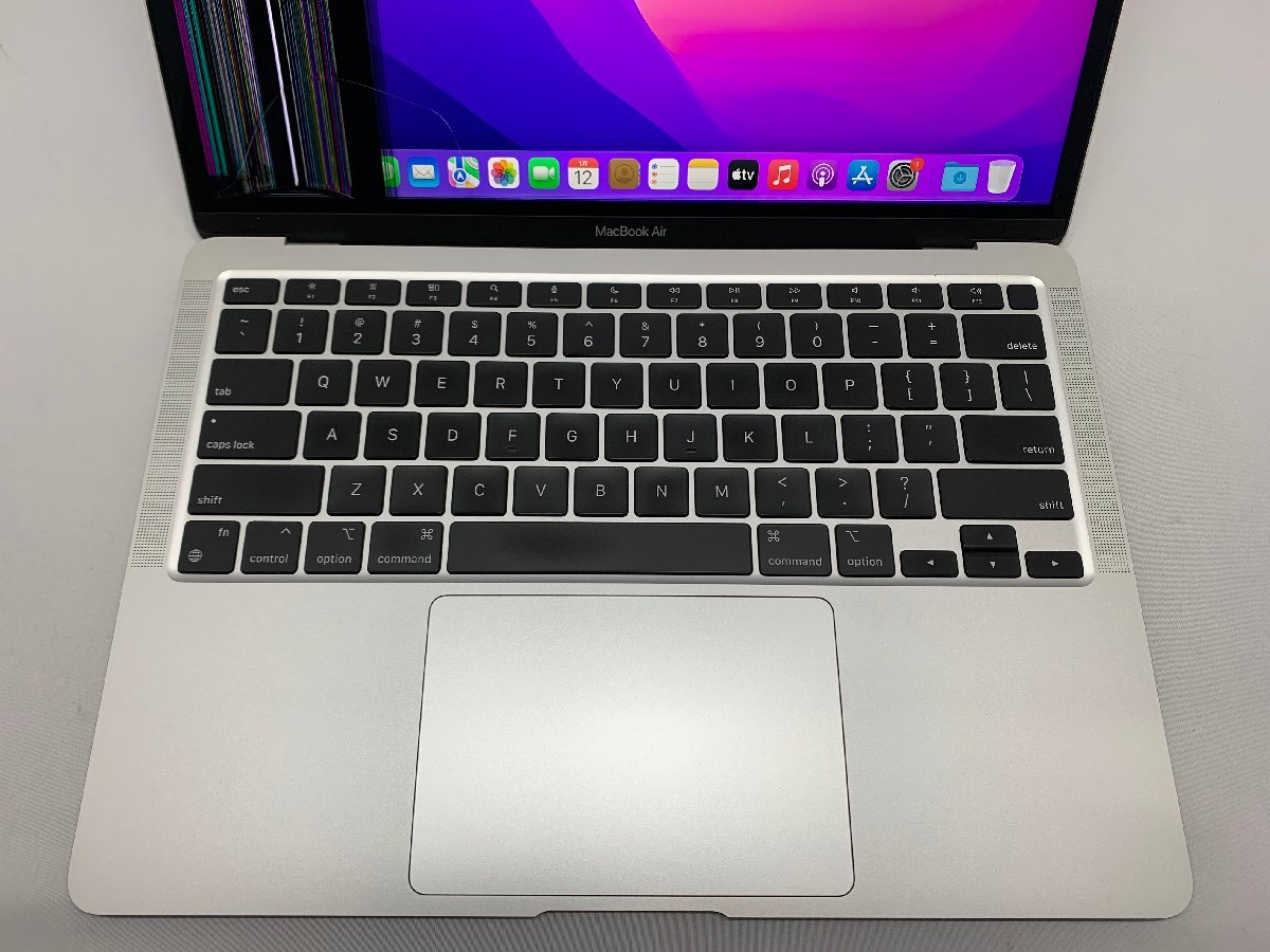 Apple MacBook Air A2337 (M1,2020) USキーボード シルバー ジャンク品 [Nmc]_画像3