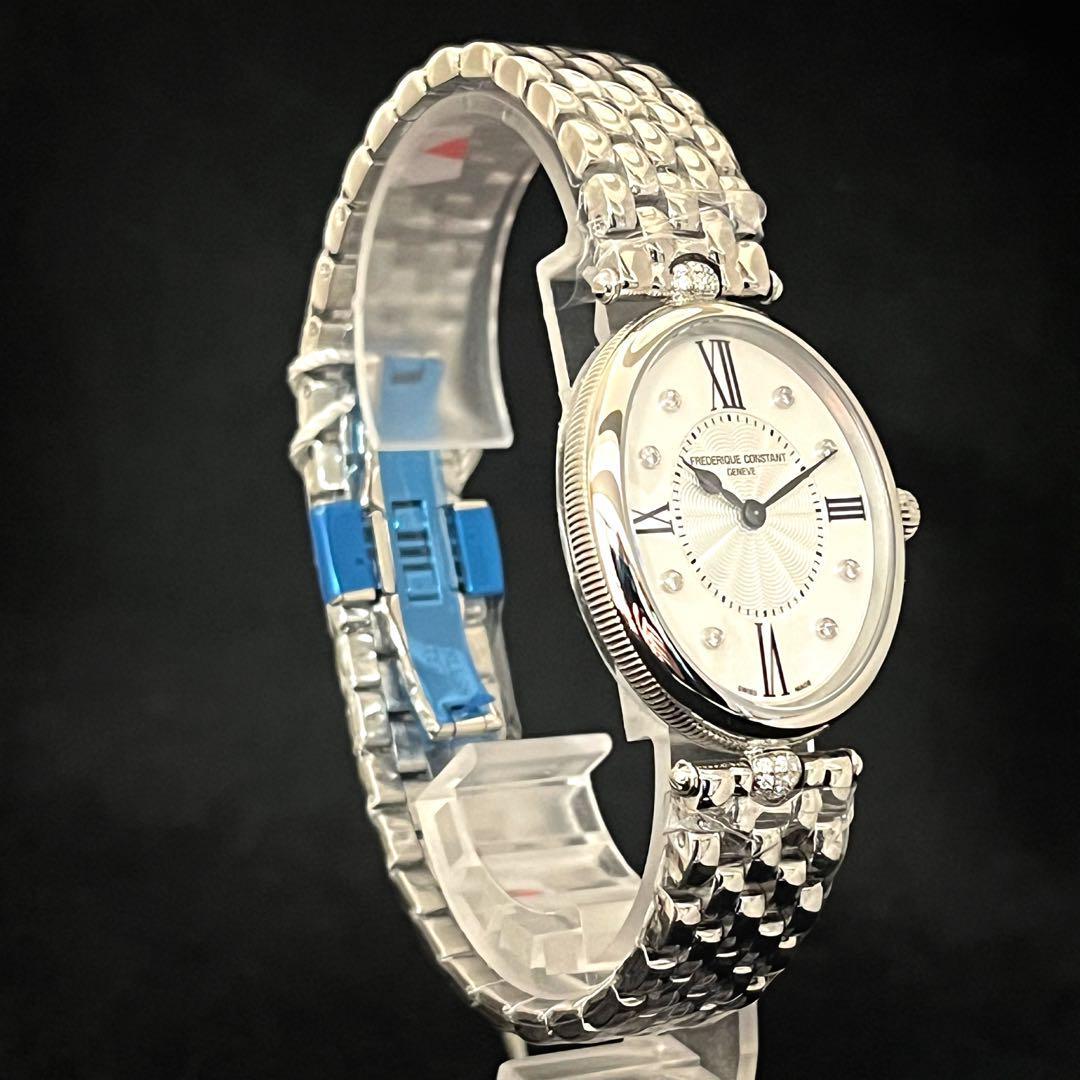 【Frederique Constant】展示品特価/レディース腕時計/女性用/プレゼントに/女性用/フレデリックコンスタント/ダイヤモンド/シルバー色_画像6