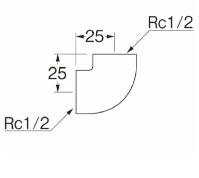 送料0円【３個】SANEI エルボ 13mm JT73B-13 R1/2 /三栄水栓 サンエイ エルボー 配管継手 クロム