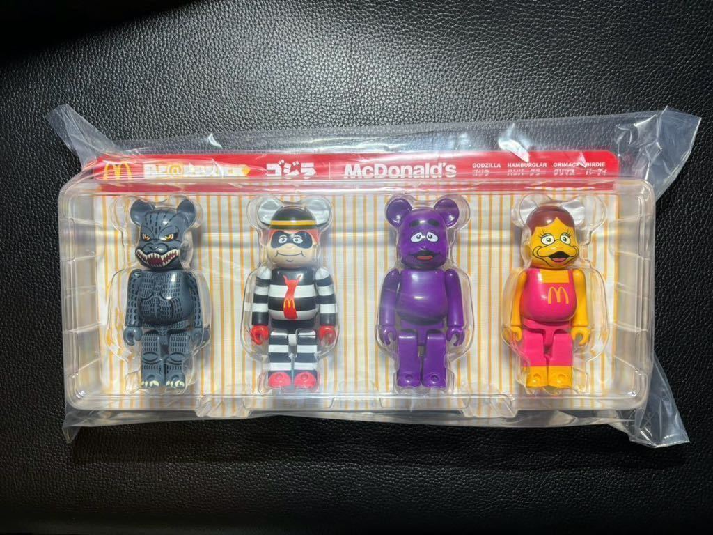 マクドナルド ゴジラ ベアブリック マックBE@RBRICK ４体セット 当選品 Mcdonald’s_画像2