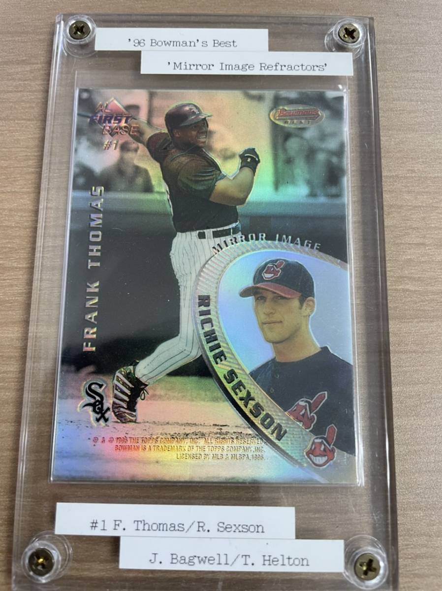 フランク・トーマス　Frank Thomas 1997 Pinnacle Certified 'Mirror Gold'(世界限定30枚)、その他、レアインサートカードをセットで♪_画像3