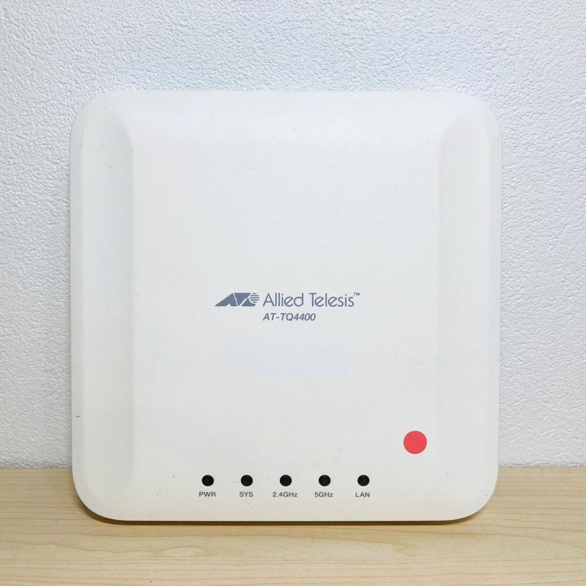 138【通電OK】 Allied Telesis AT-TQ4400 無線 LAN アクセスポイント AP ホワイト 白 Wi-Fi インターネット ルーター アライドテレシス_画像1