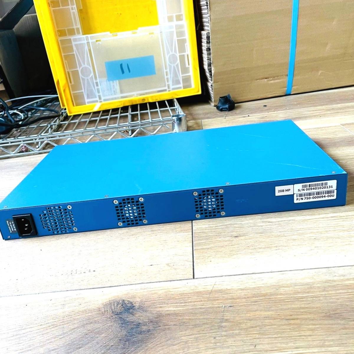 □69【通電OK】 Palo alto Networks PA-500 ファイアウォール FW アプリケーション制御 10/100/1000 x 8ポート PAシリーズ パロアルト _画像7