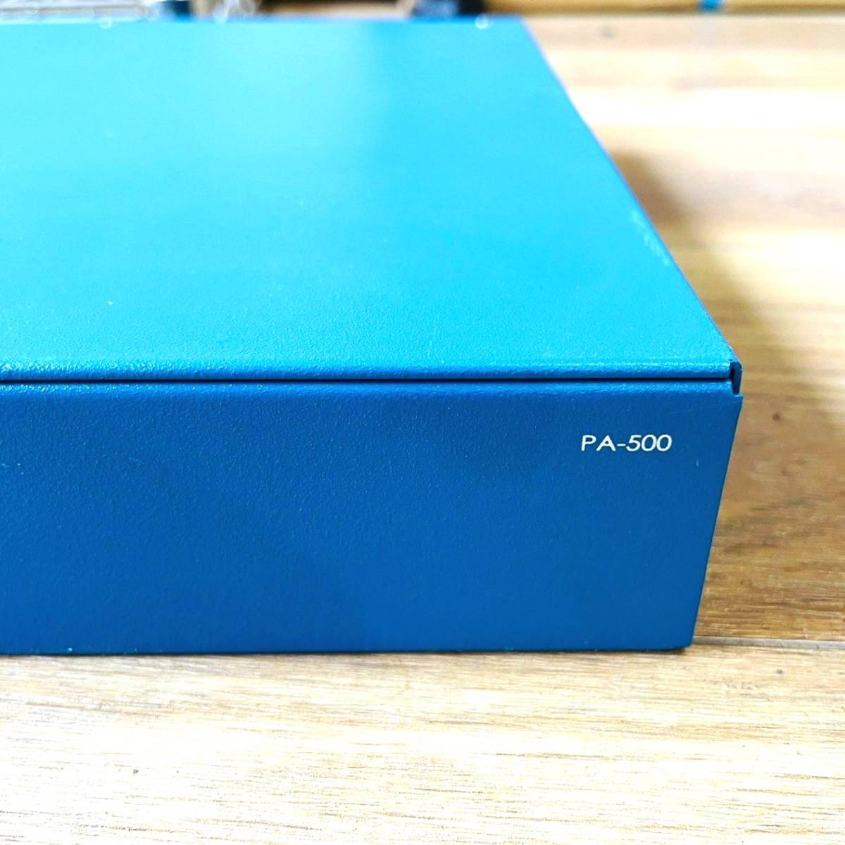 □69【通電OK】 Palo alto Networks PA-500 ファイアウォール FW アプリケーション制御 10/100/1000 x 8ポート PAシリーズ パロアルト _画像4