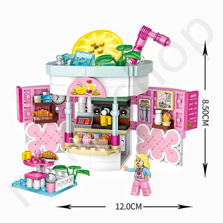  Lego LEGO сменный не возможно LOZ блок кубики сок магазин симпатичный игрушка ребенок большой нравится сборка парк отдыха ручная работа интеллектуальное развитие родители . переменный ток 