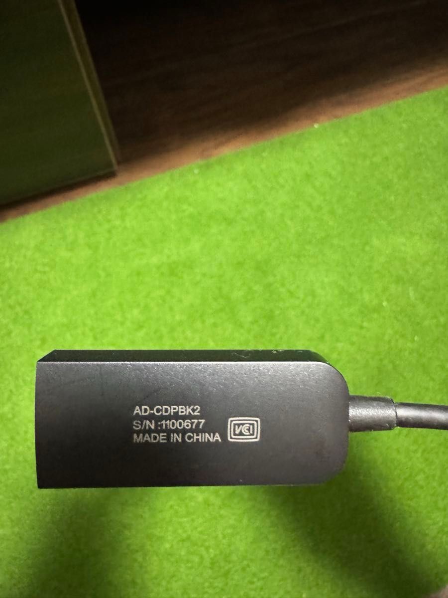 【完動品】ELECOM USB-C DisplayPort 変換アダプタ ブラック AD-CDPBK2