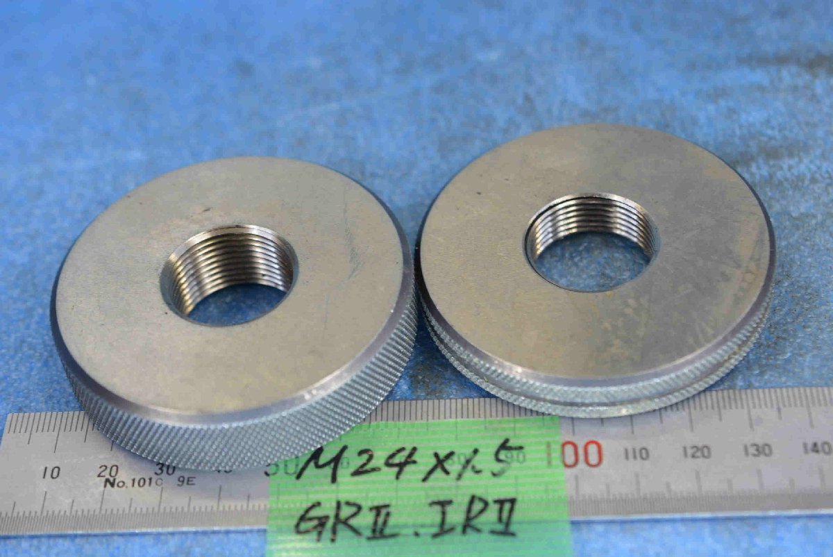 Yahoo!オークション - M24×1.5 ネジリングゲージ GRⅡ IRⅡ 中古 Yahoo!オークション - M24×1.5 ネジリングゲージ GRⅡ IRⅡ 中古