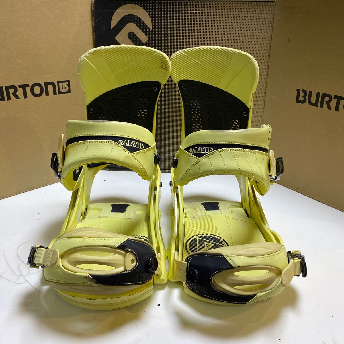 程度良好★BURTON★バートン★マラビータ★MALAVITA★スノーボードバインディング★L★リフレックス_画像3