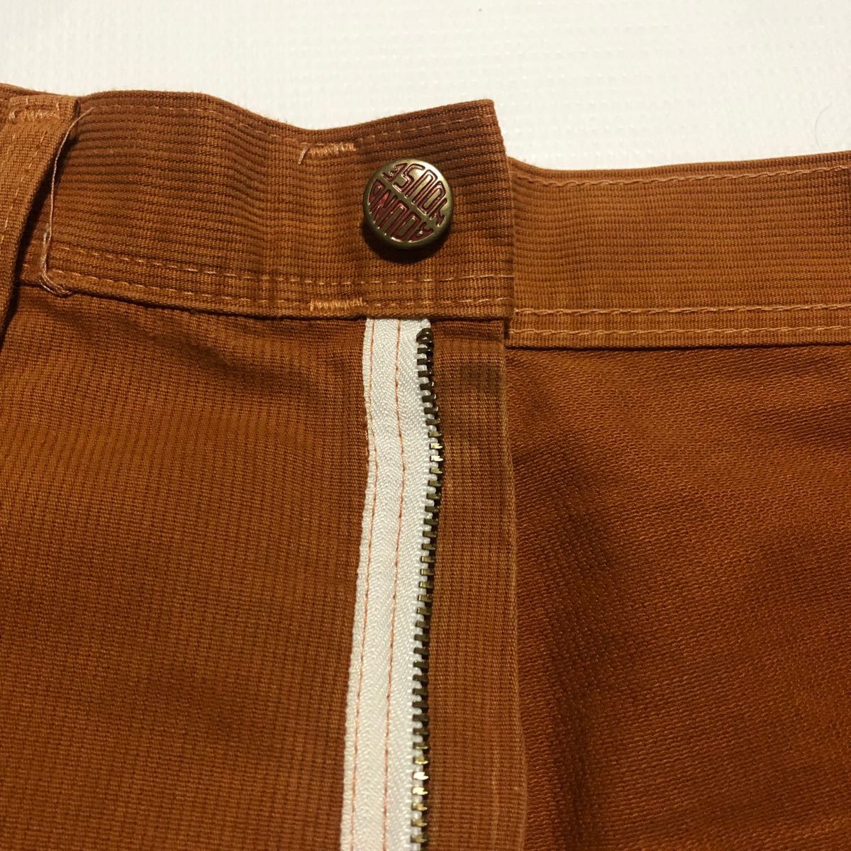Vintage/70's-80's/ROUND HOUSE/Corduroy Painter Pants/Made in USA/Brown/ラウンドハウス/コーデュロイペインターパンツ/赤茶/米国製_画像7