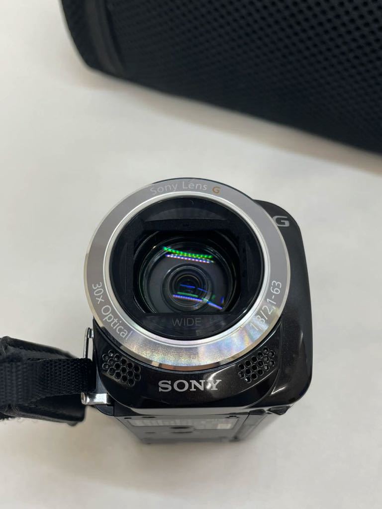 KT0131 SONY/ソニー HDR-CX270 デジタルビデオカメラ Handycam ハンディカム ブラック バッテリー、チャージャー付き 動作品_画像5