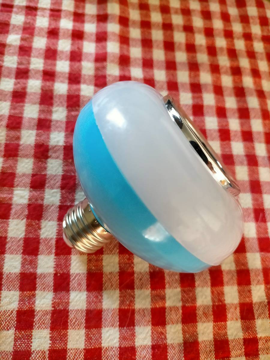 【訳アリ】 スピーカー付き LED電球 E26/27 ブルートゥース blue　ブルー　無線で音楽