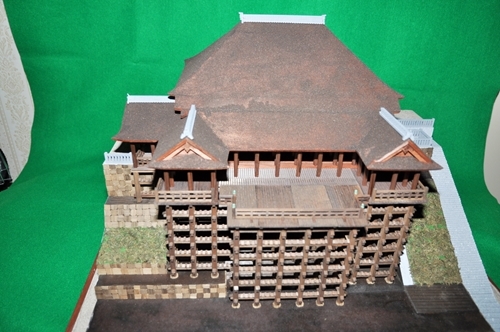 1/100 木製建築模型 清水寺 屋久杉 小林工芸 の商品詳細 1/100 木製建築模型 清水寺 屋久杉 小林工芸 の商品詳細