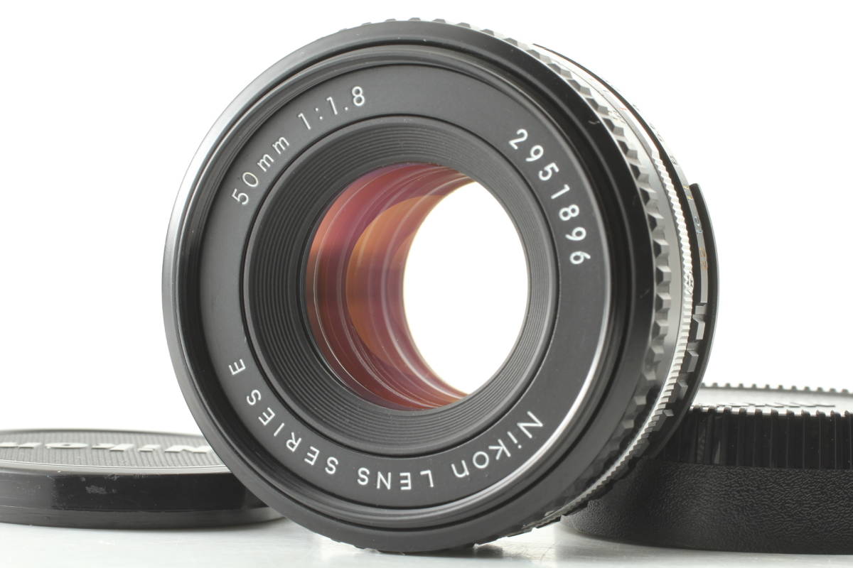 美品 ニコン Nikon LENS SERIES E 50mm F1.8 Ai-S 薄型 パンケーキ レンズ マニュアルフォーカス 単焦点 MFレンズ_画像1