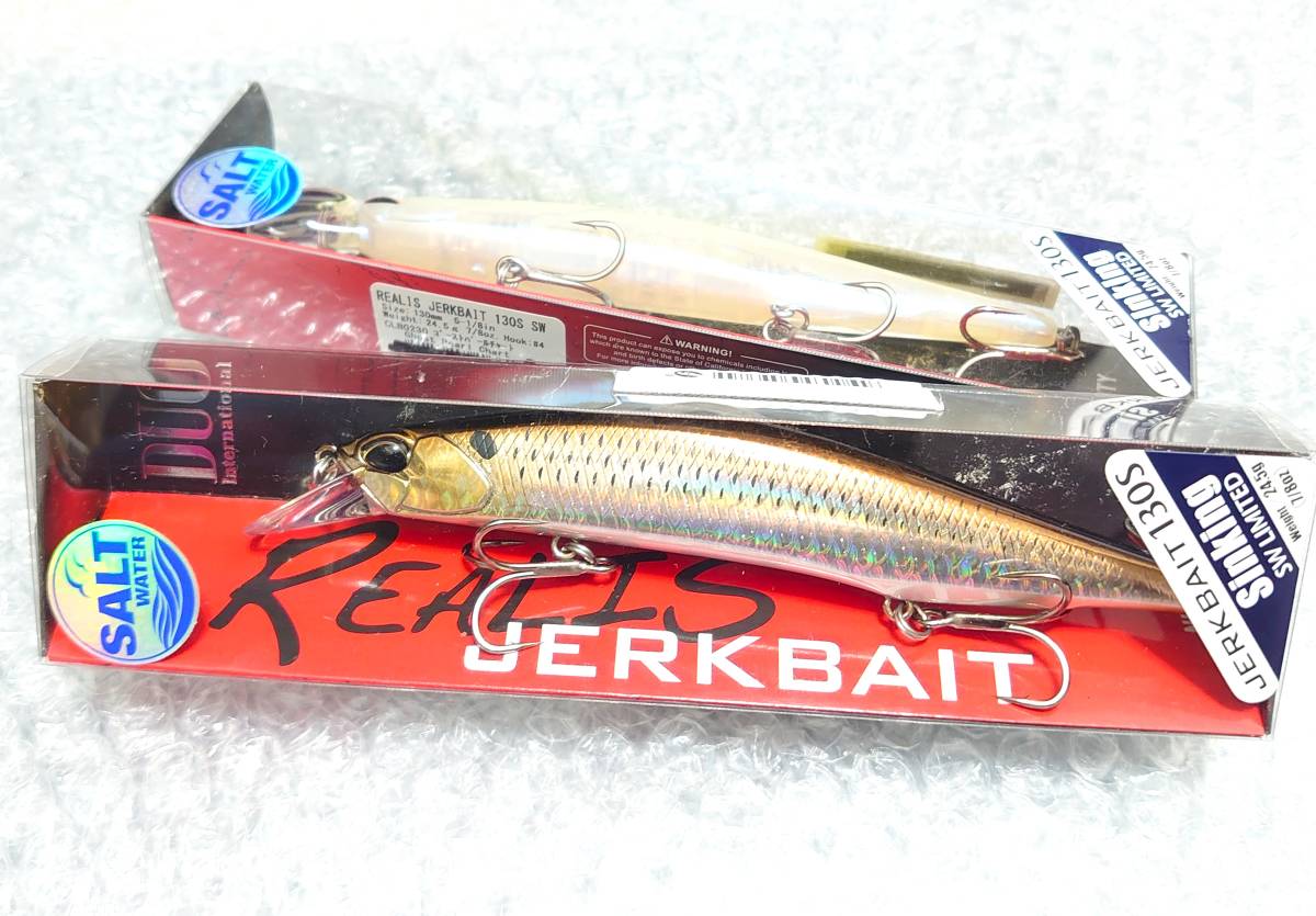 ①特価！圧倒的操作性！DUO REALISJERKBAIT130S SW LIMITED２個★デュオ レアリス ジャークベイト130S ２個_画像5