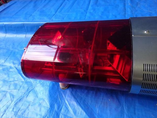 『1年保証』 3 パトライト 佐々木電機 12V 大型 散光式 警光燈 デコトラ 回転 警察グッズ