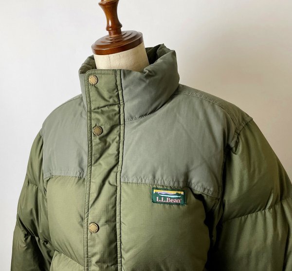 ★【名作 定価19,800円 国内正規品】LLBEAN LLビーン(L.L.) メンズ マウンテン クラシック 切り替え ダウン ジャケット M REG カーキ_画像4