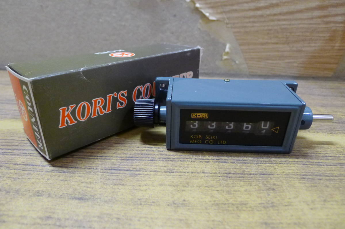 AA329 古里精機 カウンター(5桁) RL-219-5 機械式カウンター アナログ 測定工具 計測機器 数取器 DIY 外箱付 日本製/60_画像1