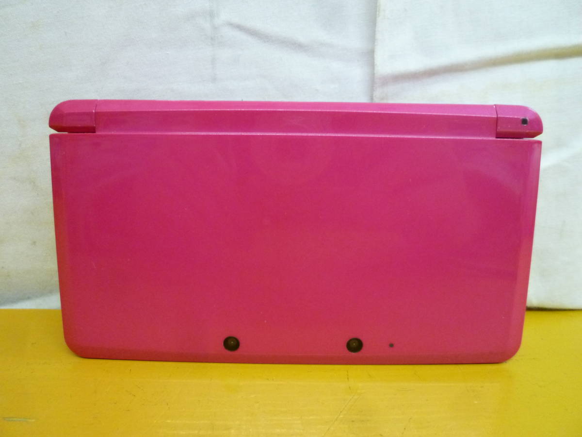 AA474 Nintendo 任天堂3DS CTR-001 グロスピンク 2013年発売 シリアルNoシールなし Wi-Fi接続OK タッチペン付 携帯型ゲーム機 初期化済/60_画像7