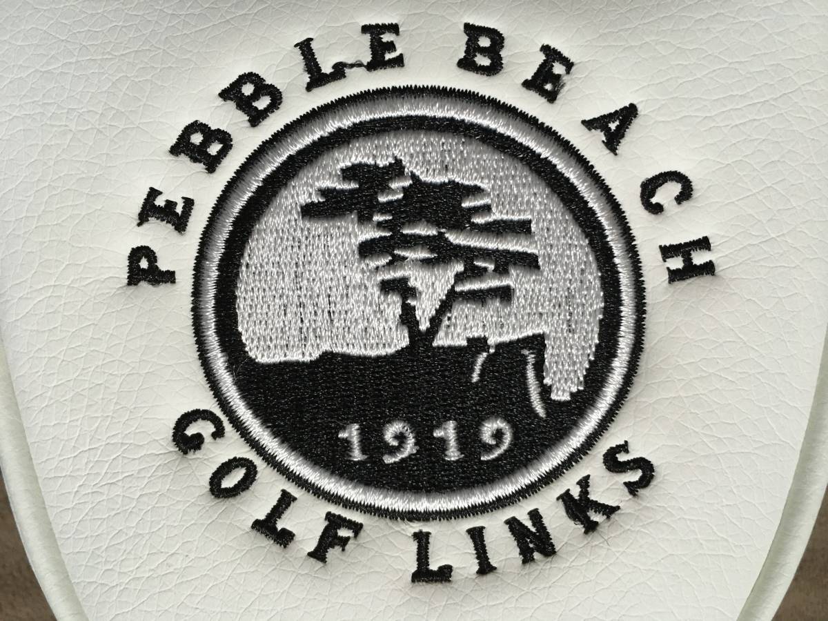 【 送料無料！!・未使用品！】★PEBBLE BEACH GOLF LINKS 1919◇ペブルビーチ ゴルフ リンクス◇パターカバー◇マレット型★の画像8