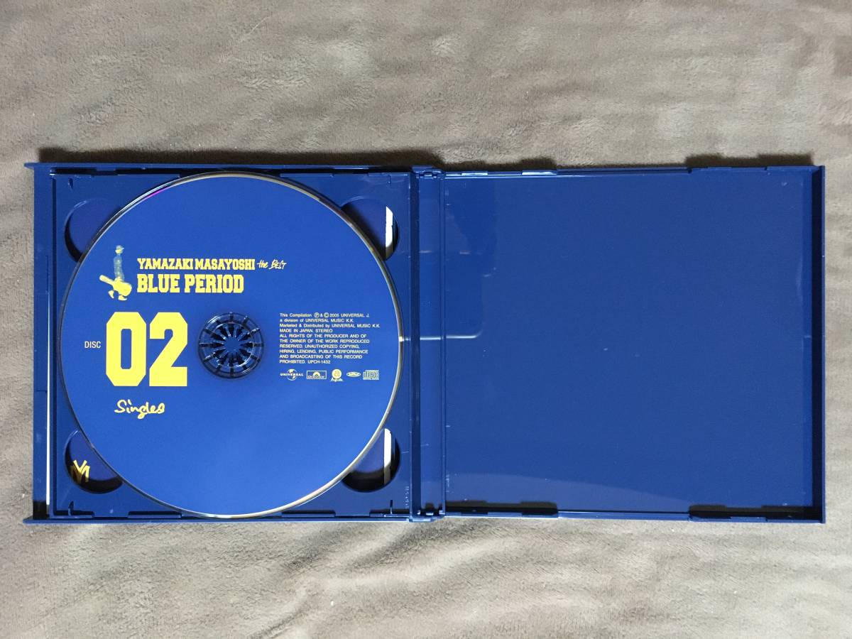 【 送料無料！!・とても希少な盤面良品商品です！】★山崎まさよし 2枚組ベスト盤◇BLUE PERIOD◇ユニバーサル/ポリドール/全18曲収録★_画像5