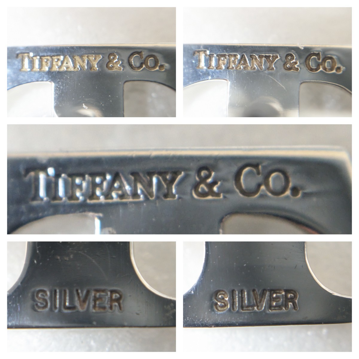 【TIFFANY & Co.】ティファニー トヨタコラボ カフス&タイタック セット　シルバー925（箱・保存袋付き）_画像5
