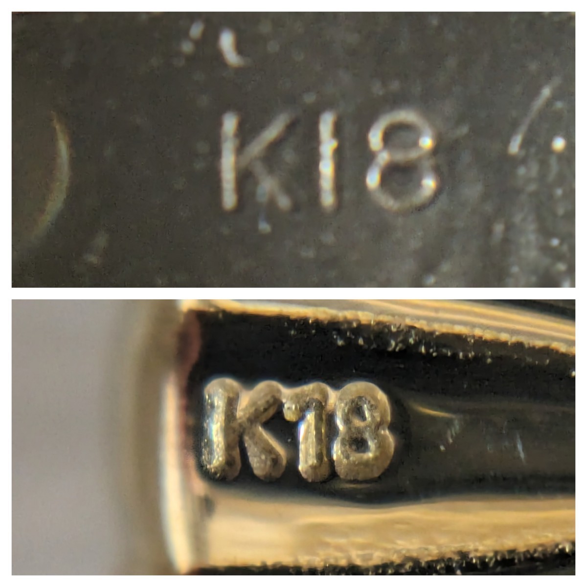 k18 インゴットモチーフ ネックレスの画像9