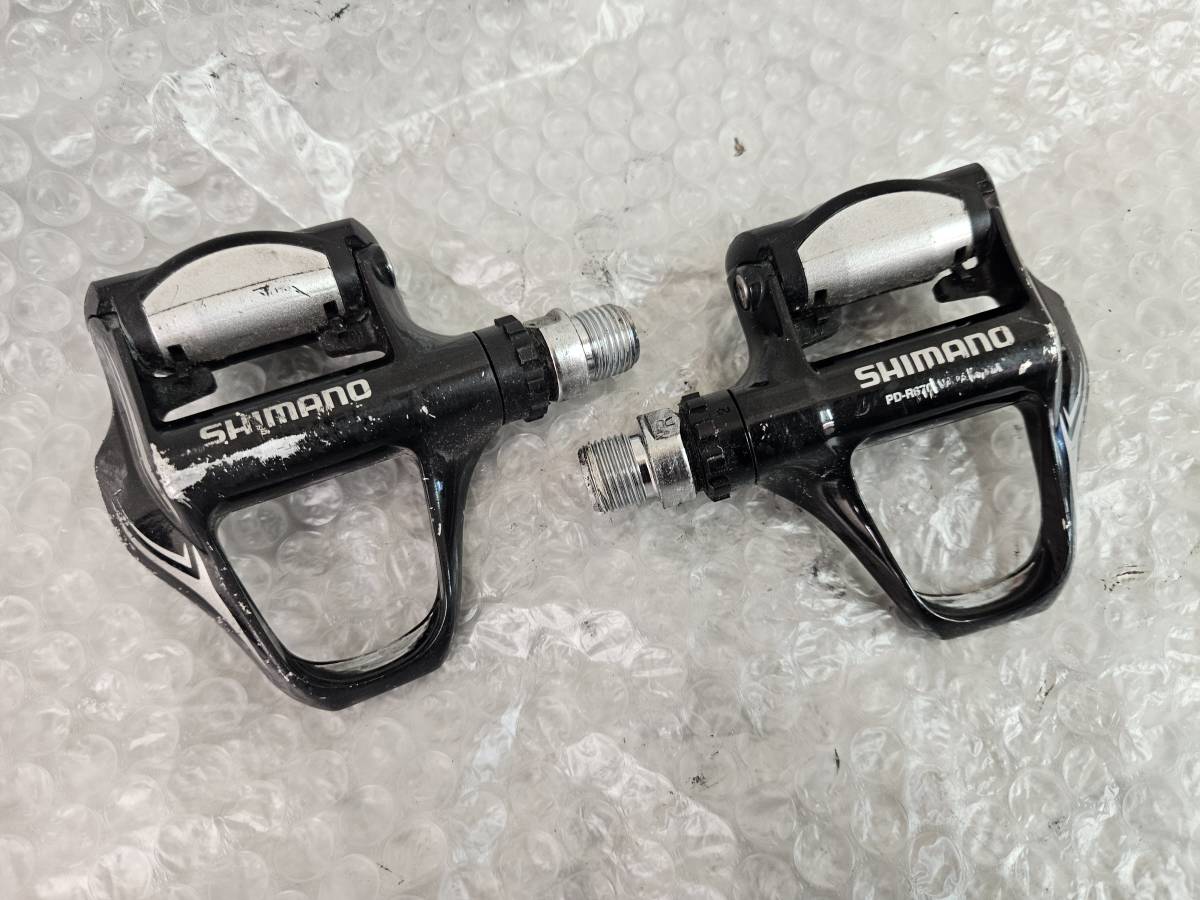 ● 1円スタート売切り!! ● SHIMANO PD-R670 SPD-SL シマノ ビンディングペダル ロードバイク 送料520円!! 同梱発送承中!!_画像2