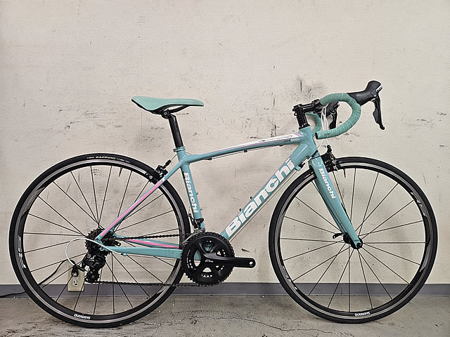 ■ 1円スタート売切り! ■ BIANCHI VIA NIRONE7 DAMA BIANCA 105 2016 size:46 155-165cm ビアンキ ヴィアニローネ ロードバイク 22段変速_画像1