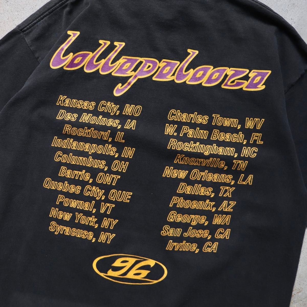 ヴィンテージ 90s 1996 Lollapalooza ロラパルーザ Tシャツ ヴィンテージ 90s 1996 Lollapalooza ロラパルーザ Tシャツ