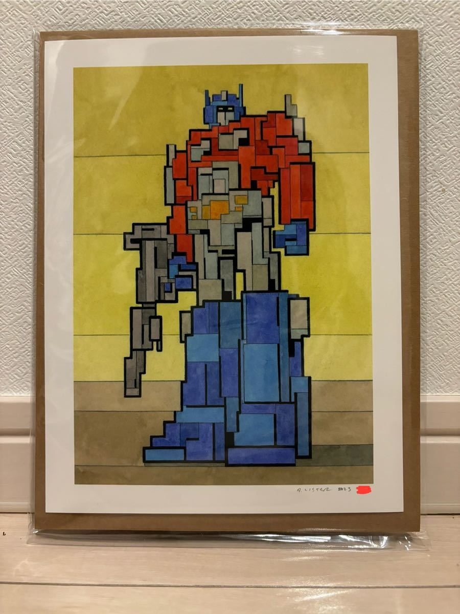 Adam Lister Optimus Prime シルクスクリーン 現代アート KAWS 村上 隆_画像1