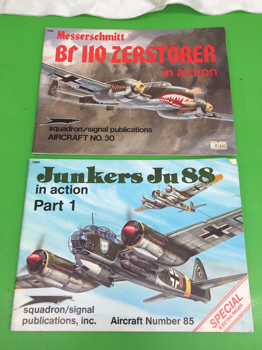 x0124-23★洋書 古書 in action シリーズ / P-51 P-61 / Junkers Ju 88 等 6点まとめて 模型 当時物_画像4