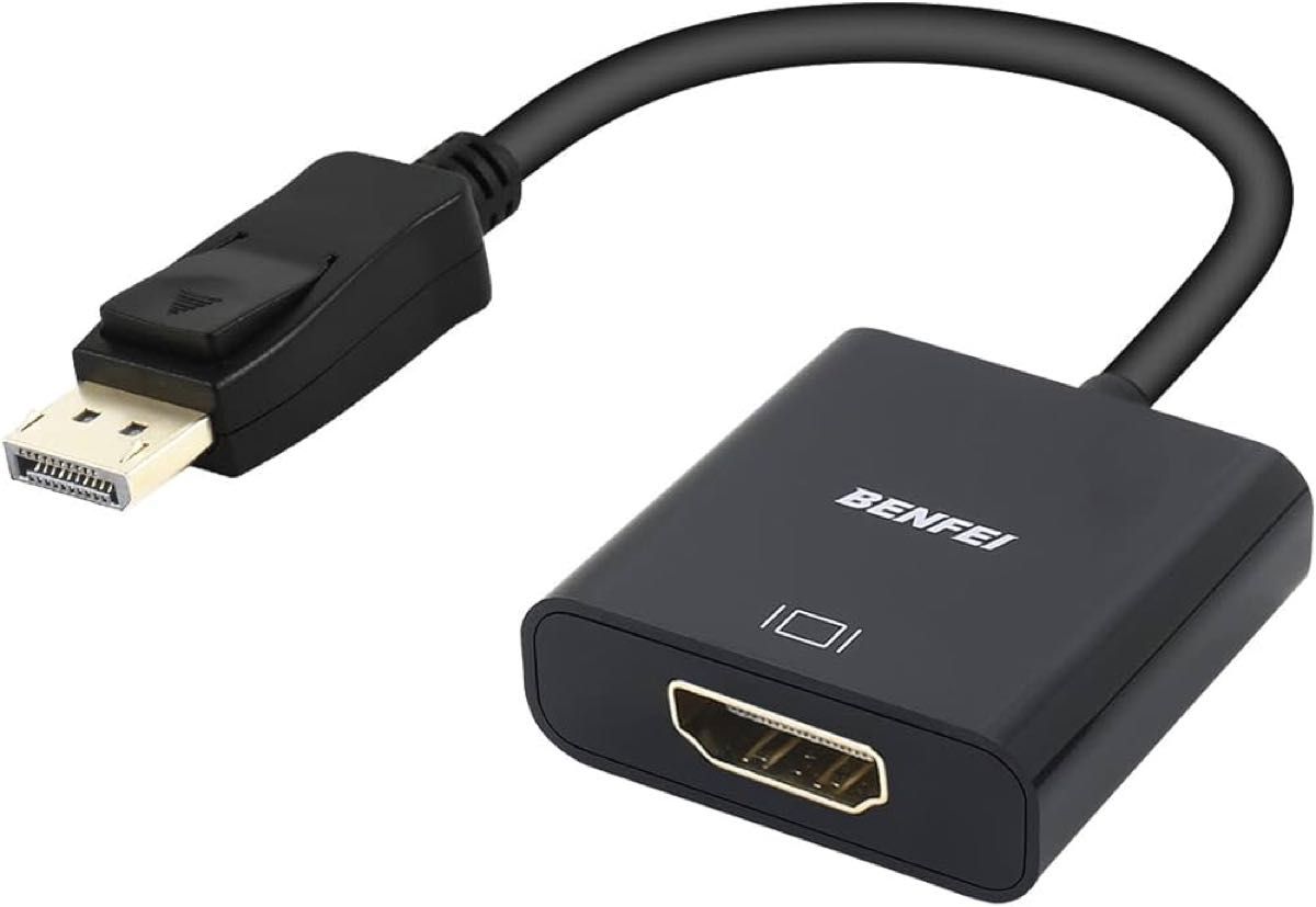 アクティブ DisplayPort-HDMIアダプター PC,ラップトップ 変換アダプタ 変換ケーブル HDMI