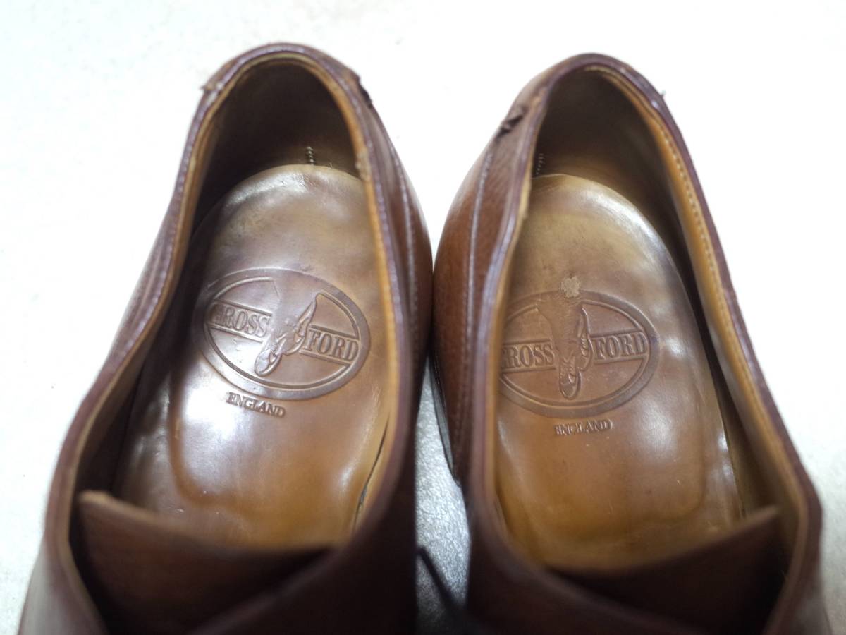 [ бесплатная доставка ]3937#CROSS FORD ENGLAND×Ladage & Oelke# Британия /moktu/ Goodyear бордюр / рукоделие обувь /27.5cm#