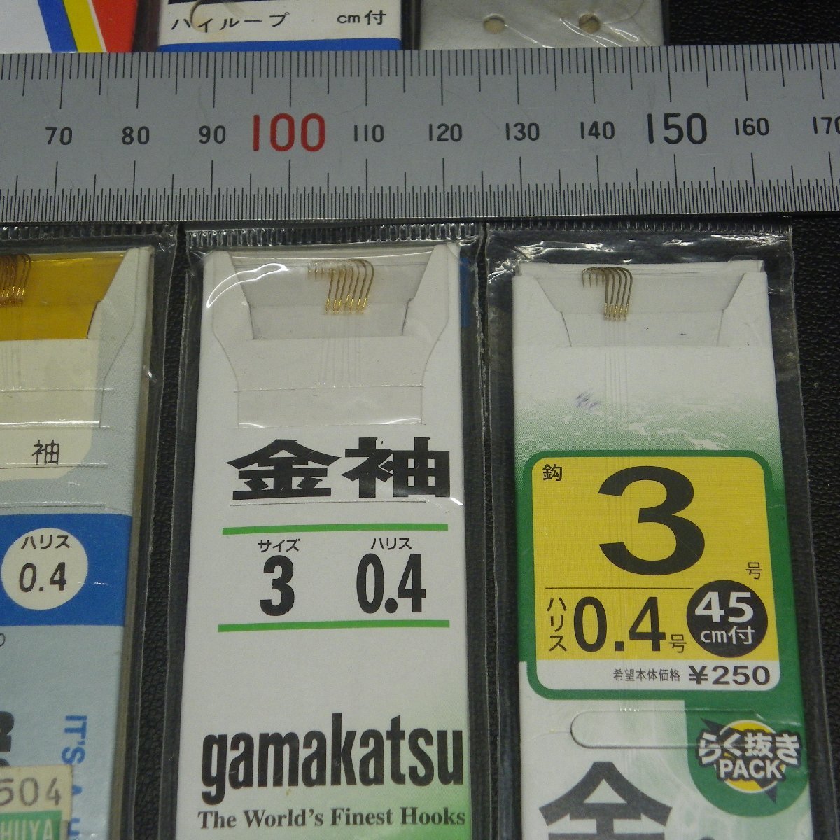 Gamakatsu Gamakatsu . gold sleeve size 3 number Harris 0.4 number etc. total 7 point set *. have * stock goods (4i0900) * click post 