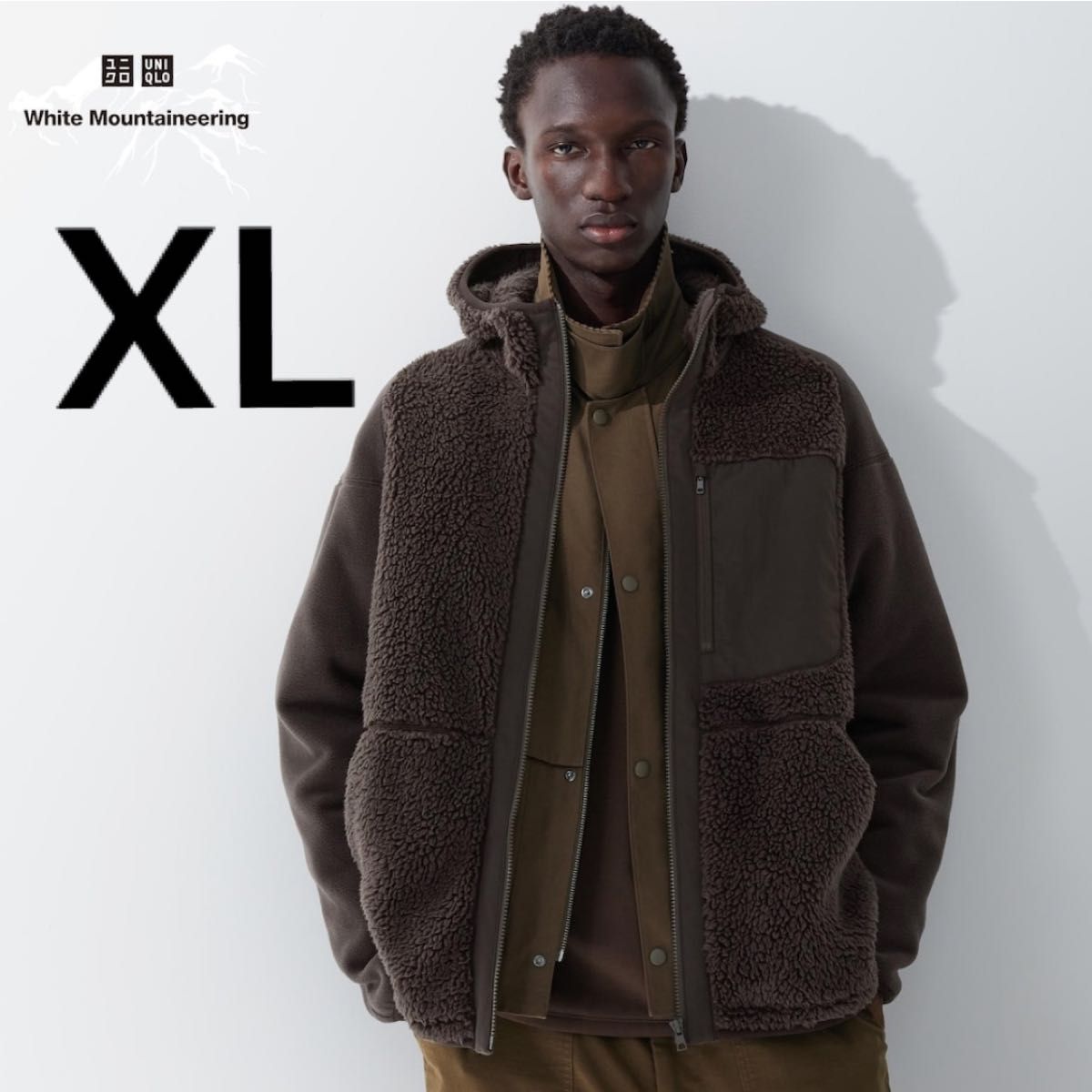 XL ホワイトマウンテニアリング ユニクロ フリースフルジップ XL ホワイトマウンテニアリング ユニクロ フリースフルジップ