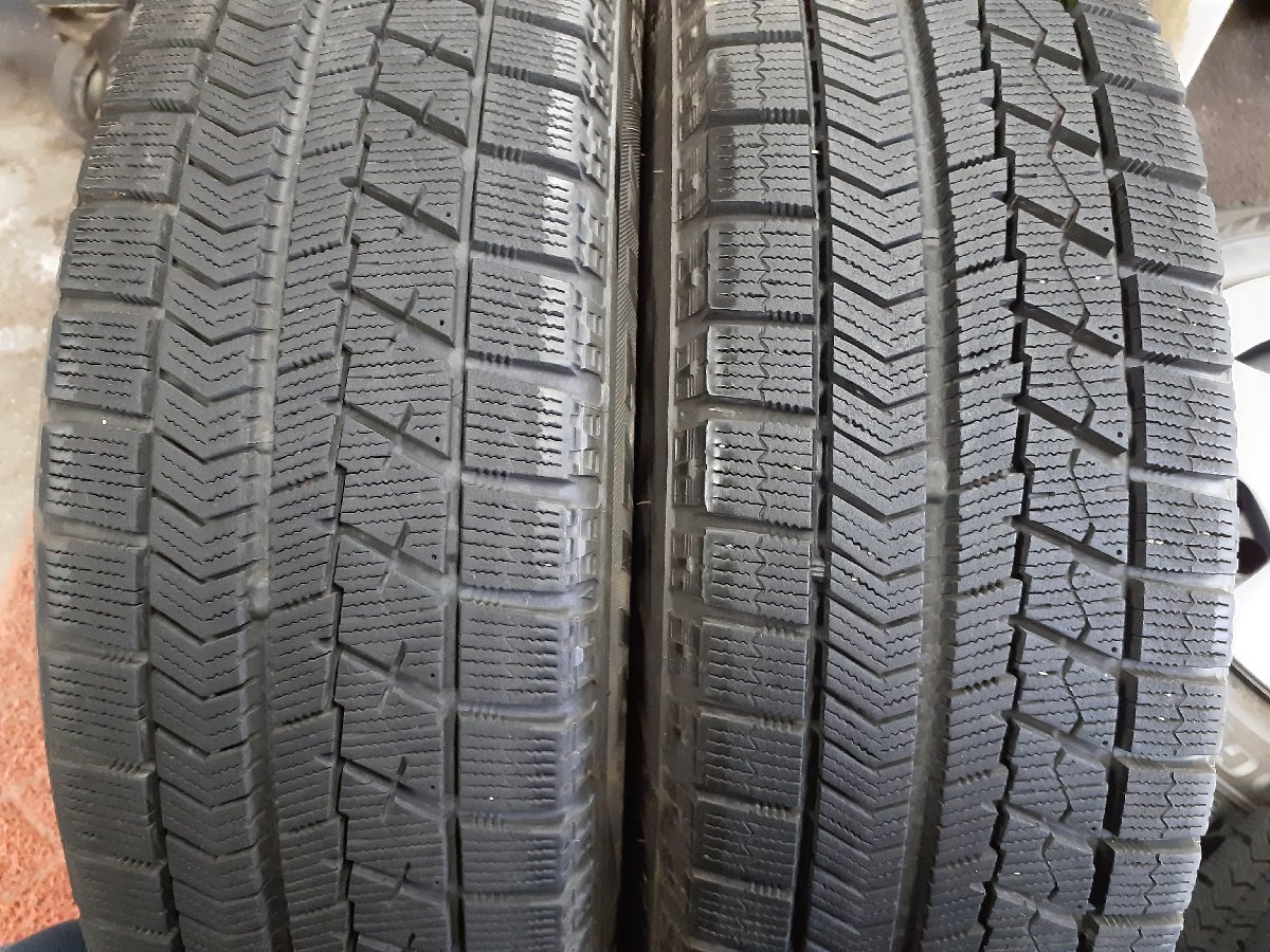 パF4770■175/65R15 84Q 4本価格 BRIDGESTONE BLIZZAK VRX フィット 純正 ホイール 送料無料 冬 15×5.5J +48 PCD100 ハブ径56㎜の画像6