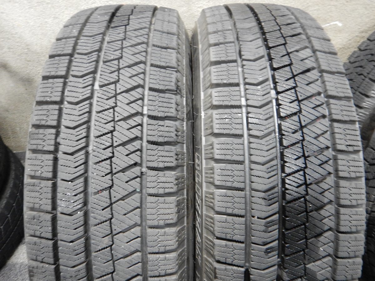 パT8602■175/65R15 BRIDGESTONE BLIZZAK VRX2 日産 スチールホイール 5.5J 4H PCD100★条件付送料無料★マーチ キューブ ノート_画像9