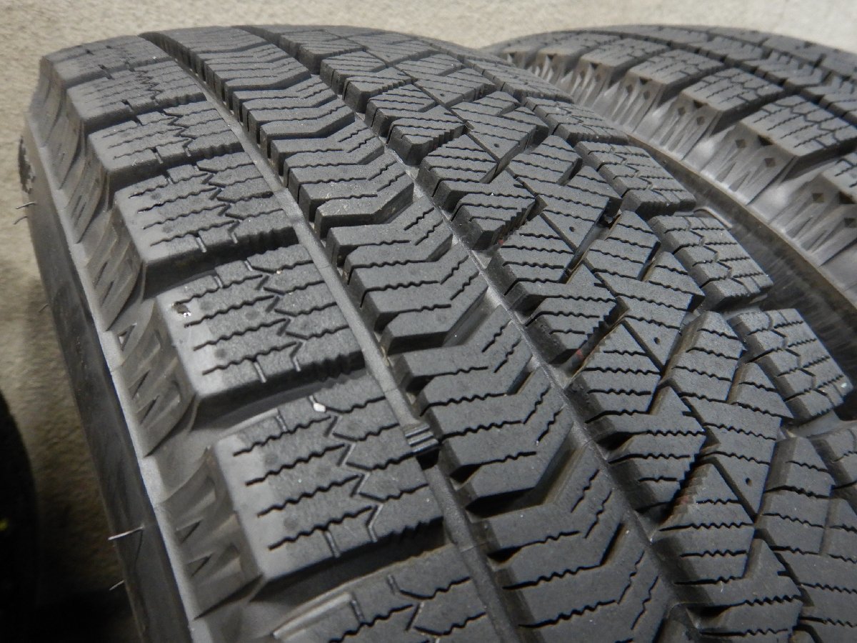 パT8602■175/65R15 BRIDGESTONE BLIZZAK VRX2 日産 スチールホイール 5.5J 4H PCD100★条件付送料無料★マーチ キューブ ノート_画像8