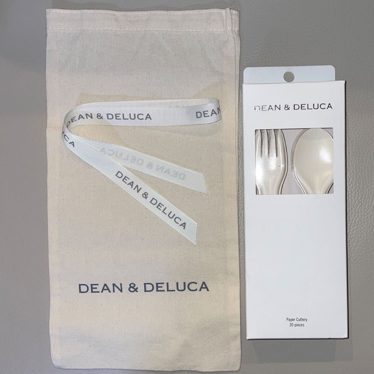 新品未使用 DEAN & DELUCA ペーパーカトラリー ギフト袋付き