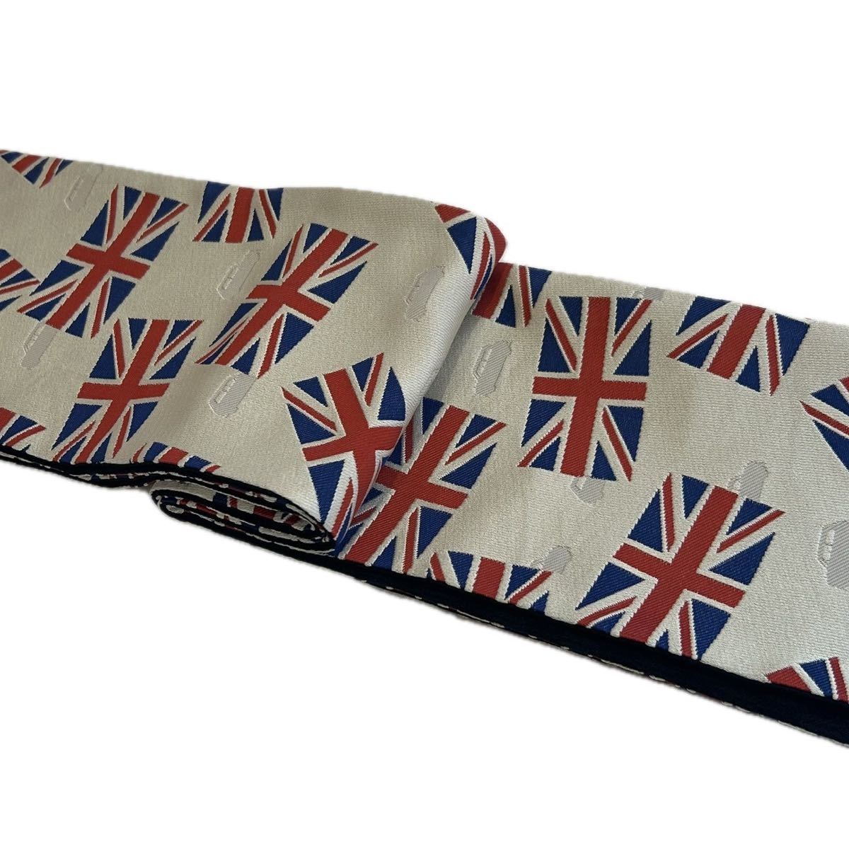 【新品未使用】おりびと 半幅帯 英国国旗 車 お洒落 個性的_画像1