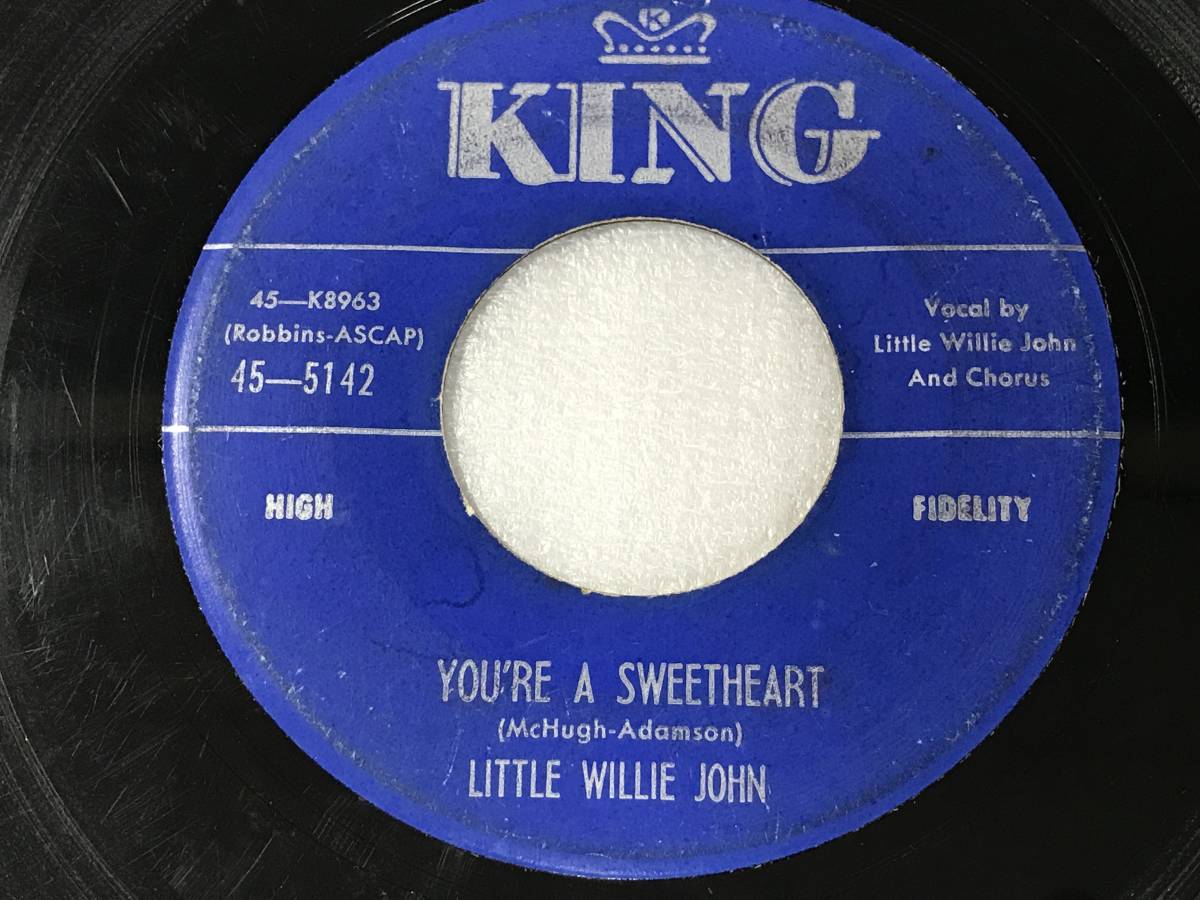 Little Willie John/King 45-5142/Let's Rock While The Rockin's Good/You're A Sweetheart/1958_画像5
