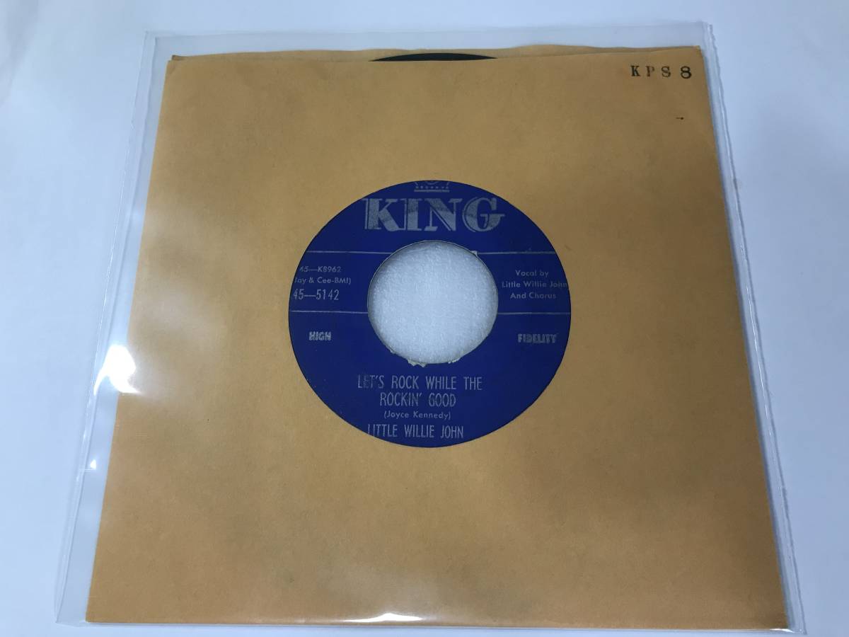 Little Willie John/King 45-5142/Let's Rock While The Rockin's Good/You're A Sweetheart/1958_画像7