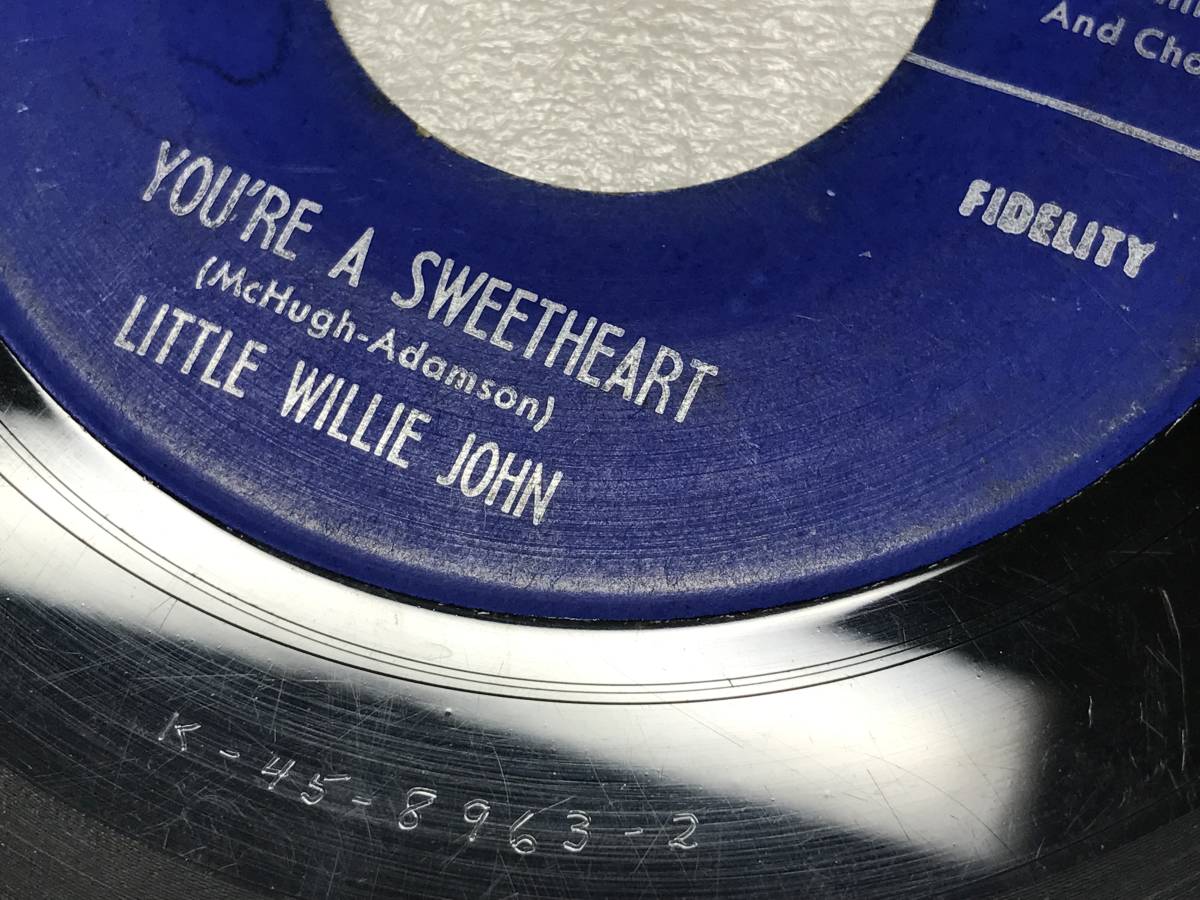 Little Willie John/King 45-5142/Let's Rock While The Rockin's Good/You're A Sweetheart/1958_画像6