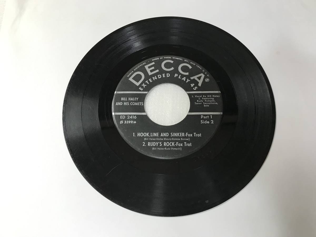 Bill Haley And His Comets/Decca ED 2416/Extended Play/Rock 'N' Roll Stage Show (Part 1)/1956_画像3
