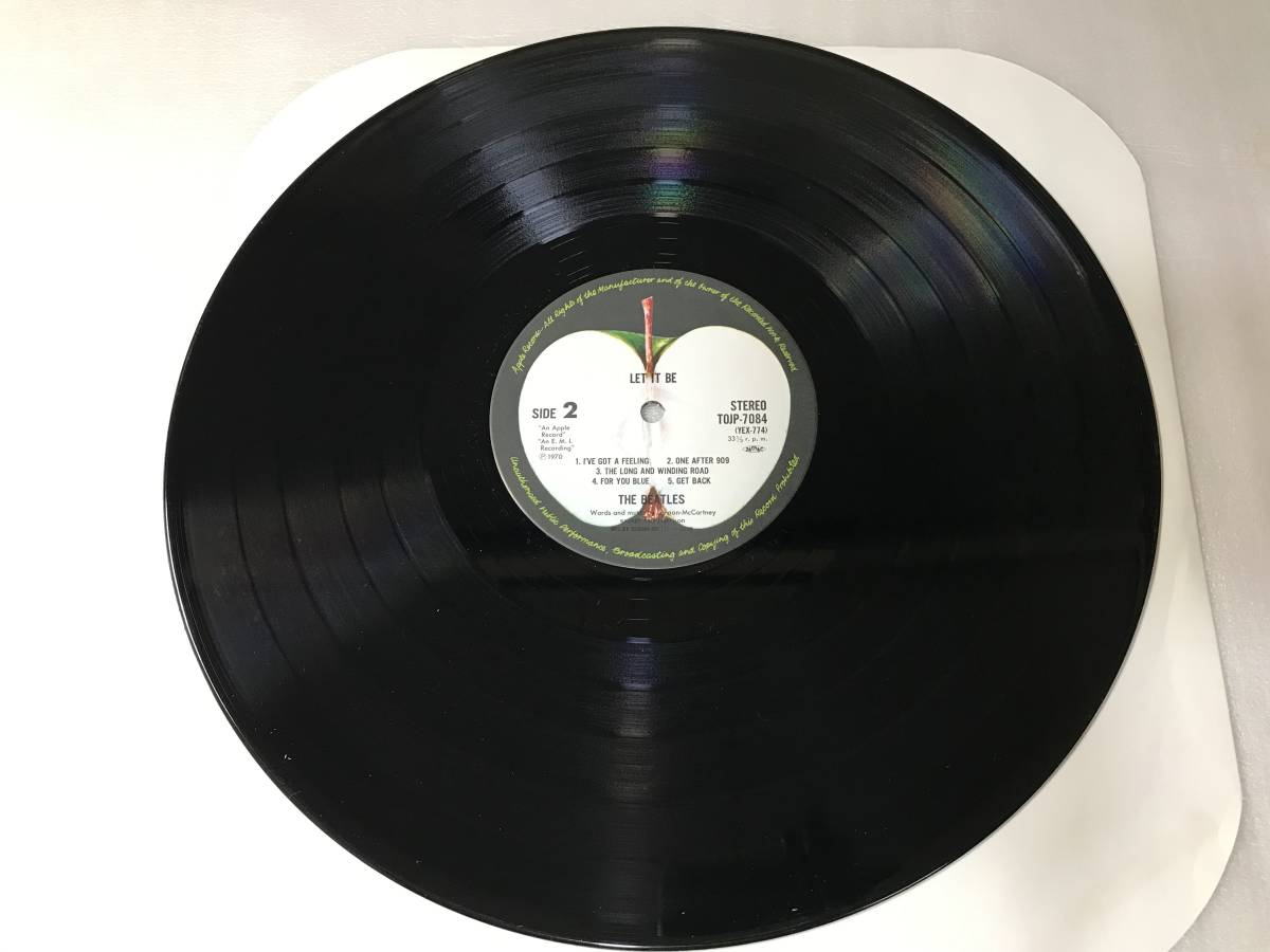 The Beatles/TOJP-7084/限定盤/Let It Be/1992/販促パンフレット付き_画像6