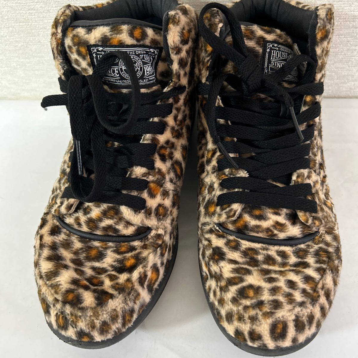 [VANS/ Vans ] - ikatto спортивные туфли Leopard леопардовая расцветка 24.5 ботинки искусственный мех 