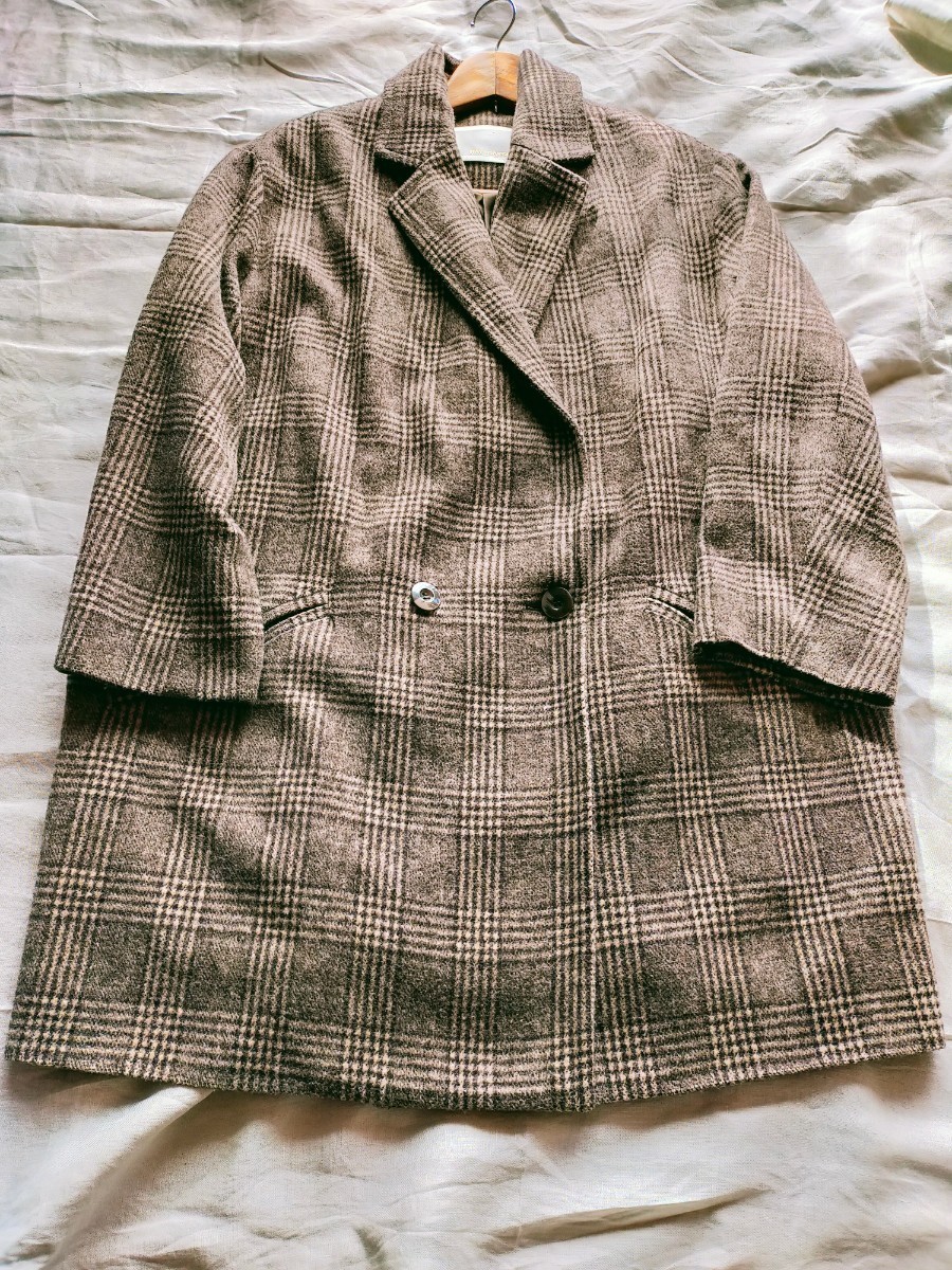  пальто, бушлат, женский, жакет, внешний, tailored jacket двойной, проверка, RAY.CASSIN, Ray gazn