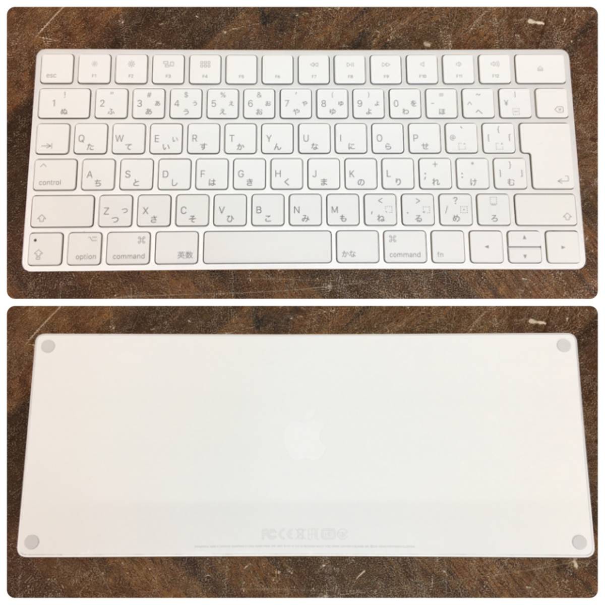 1スタ 美品 Apple magic keyboard A1644 MLA22J/A ワイヤレス マジックキーボード 動作確認済み 菊の画像2